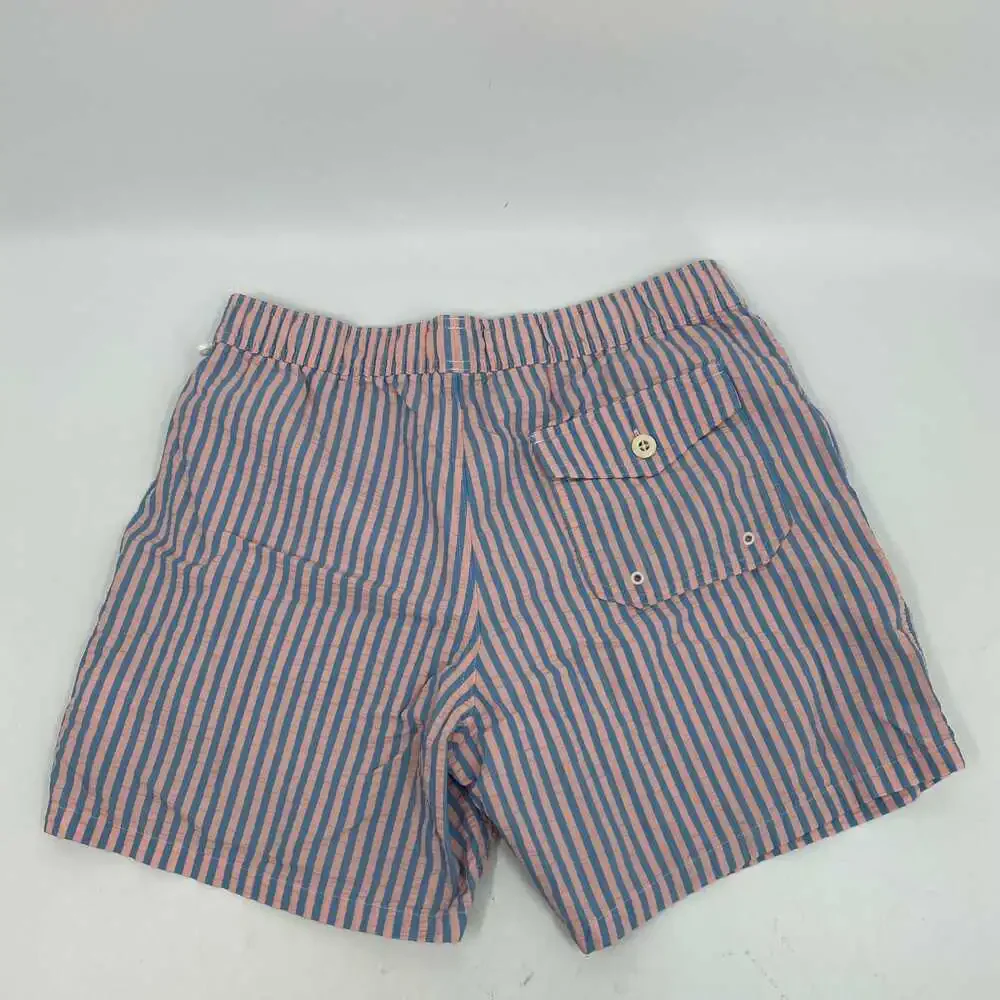 J. Crew Pink Striped Athletic Beach Shorts | Size M